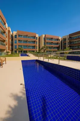 A piscina em ou perto de VGFUN-447 3 quartos 2 wcs Vista Mar Pé na Areia Praia do Futuro
