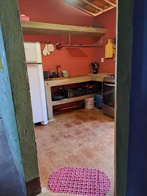 A cozinha ou kitchenette de Casa Cores da Redonda!