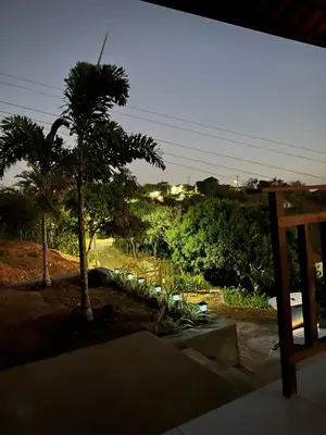 Um jardim no exterior de Casa Mirante da Serra Guaramiranga