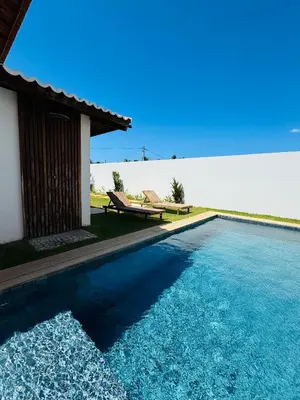 A piscina em ou perto de Casa Ó Paí - Chalés em Pontal de Maceió