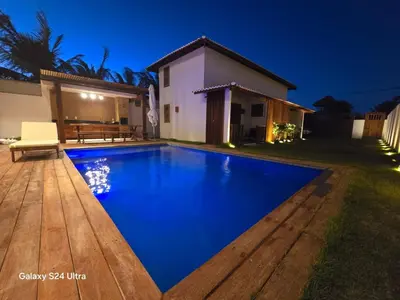 A piscina em ou perto de Casa Ó Paí - Chalés em Pontal de Maceió