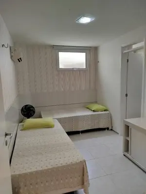 Uma cama ou camas num quarto em Apartamento boa vida