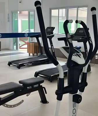 O centro de fitness e/ou as comodidades de fitness de BP03B - Viva a experiência Cumbuco! Se você ama o mar, este é o seu destino