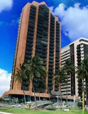 O edifício onde o apartamento está situado