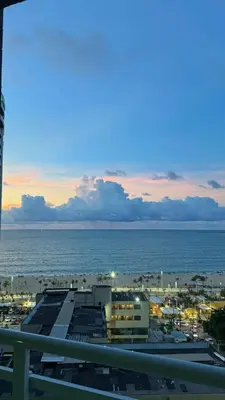 A planta de Cobertura Duplex Vista Mar 50m da Praia