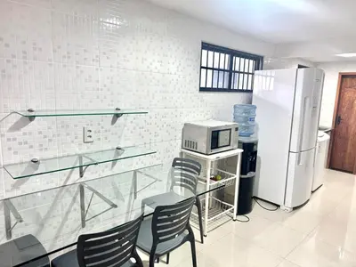 A planta de Cobertura Duplex Vista Mar 50m da Praia