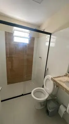 Uma casa de banho em Casa Beach park