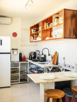 A cozinha ou kitchenette de Kite Oasis Parajuru Casa Ilha