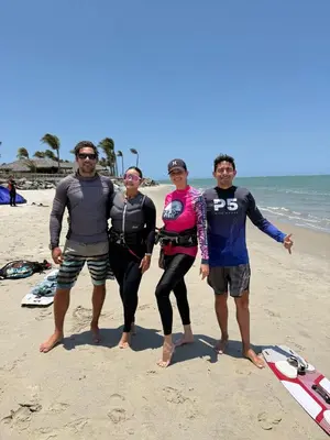 Os clientes hospedados em Kite Oasis Parajuru Casa Ilha