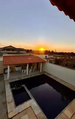 A piscina em ou perto de Casa paraíso natural