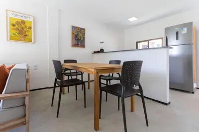 A cozinha ou kitchenette de Beachfront Duplex #A6 - Aquiráz By Carpediem