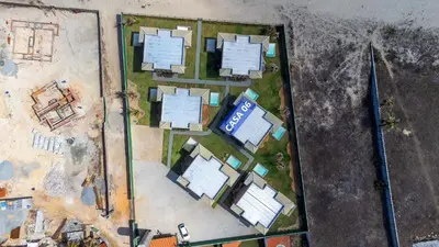 Uma vista aérea de Beachfront Duplex #A6 - Aquiráz By Carpediem