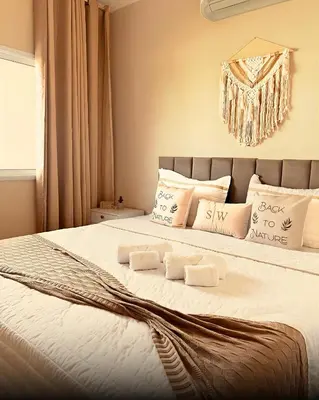 Uma cama ou camas num quarto em SW Rustica Apartamentos
