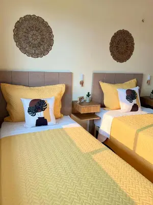 Uma cama ou camas num quarto em SW Rustica Apartamentos