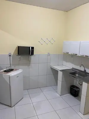 A cozinha ou kitchenette de Pousada ExtraLar
