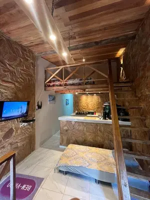 A cozinha ou kitchenette de Casa Refúgio do Alto