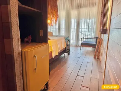 Uma cama ou camas num quarto em Vila Pukara - Moitas