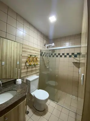 Uma casa de banho em Casa de Condomínio em Porto das Dunas