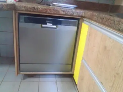 A cozinha ou kitchenette de Casa de Condomínio em Porto das Dunas