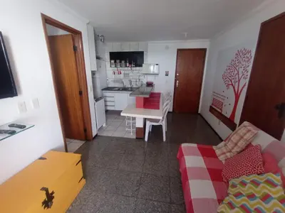 A cozinha ou kitchenette de Flat Beira Mar