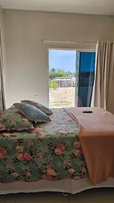 Uma cama ou camas num quarto em Almar Caetanos