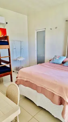 Uma cama ou camas num quarto em Almar Caetanos