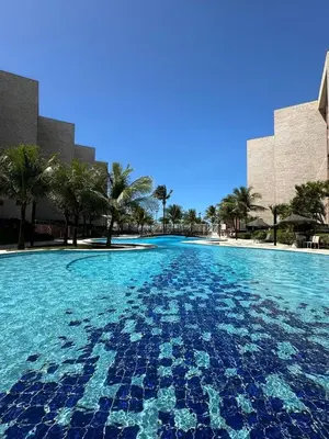 A piscina em ou perto de Apto no Porto das Dunas - Scopa Beach