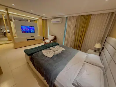 A planta de Exclusiva e Única Cobertura Duplex do Golf Ville