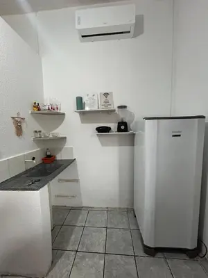 A cozinha ou kitchenette de Suite Canoa azul 1