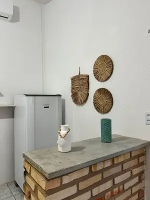 A cozinha ou kitchenette de Suite Canoa azul 1