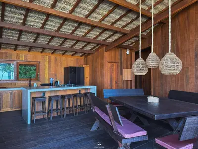 A cozinha ou kitchenette de Vila Moitas Casa TUPI