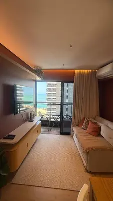 Uma cama ou camas num quarto em Landscape Meireles