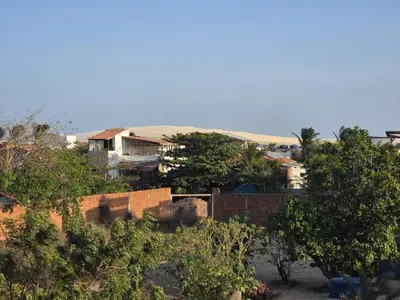 O edifício onde a casa de férias está situado