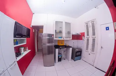 A cozinha ou kitchenette de Hostel Dragão do Mar Fortaleza