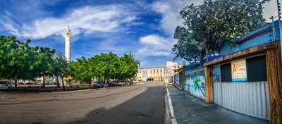 A vizinhança circundante ou próxima do hostel