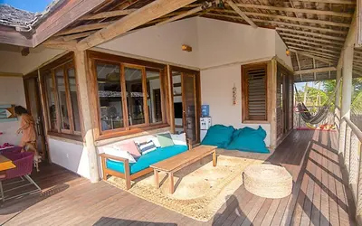 Uma área de estar em Family and Kitesurfing Paradise by the Sea
