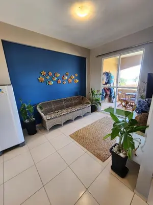 Uma área de estar em Cumbuco Residence - O Rei Do Cumbuco