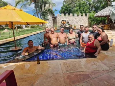 Os clientes hospedados em Castello Malu