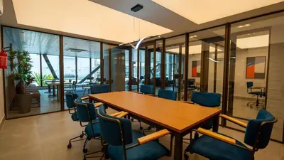 A área empresarial e/ ou a sala de conferências de Studio 1412 próximo à Beira-Mar de Fortaleza-Ce