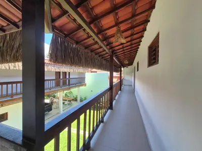 Uma varanda ou terraço em Pousada Janela dos Ventos