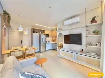 A cozinha ou kitchenette de Vila Costeira - Beira Mar