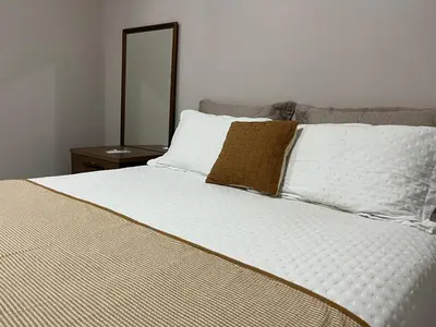 Uma cama ou camas num quarto em Casa Lumina