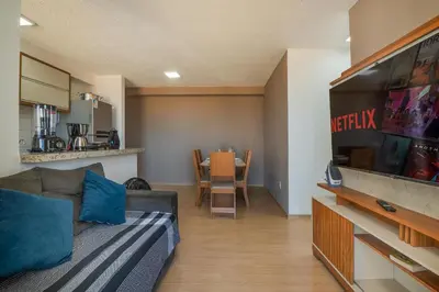 A cozinha ou kitchenette de Mirante #506 - Praia do Futuro por Carpediem