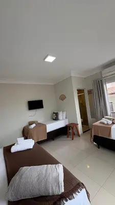 Uma cama ou camas num quarto em Pousada Vista Encantada Preá