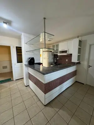 A cozinha ou kitchenette de Aquaville Resort Porto das Dunas