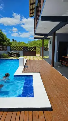 A piscina em ou perto de Casa de Praia em Icaraizinho Anahí Lodge