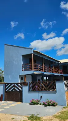 O edifício onde a casa de férias está situado