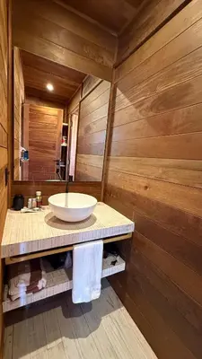 Uma casa de banho em Casa Gemini