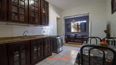 A cozinha ou kitchenette de Casa em Aquiraz com Piscina 10 min do Beach Park