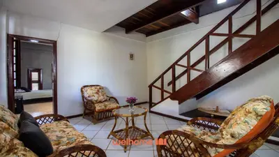 Uma área de estar em Casa em Aquiraz com Piscina 10 min do Beach Park